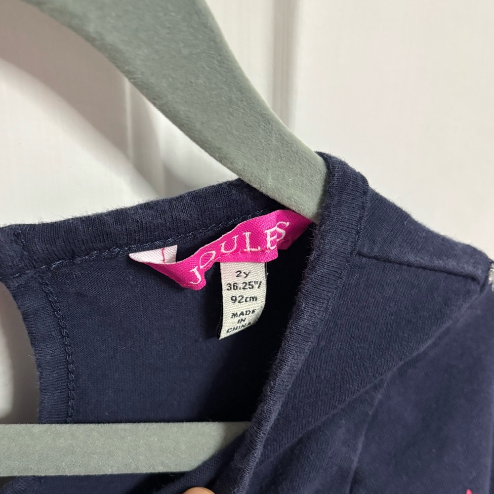 Joules Navy Star Dress | 2T - Picture 3 of 3